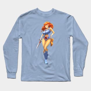 80s lion-o catgirls Long Sleeve T-Shirt